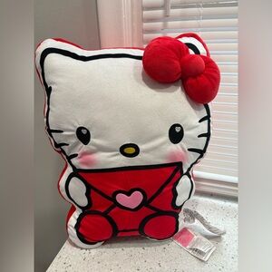 Sanrio Hello Kitty Red and White Accent Pillow